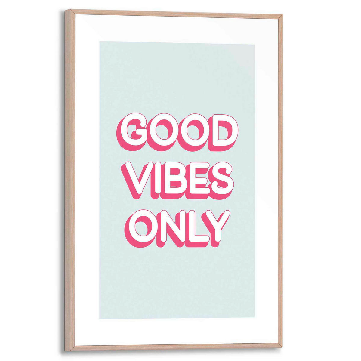 BILD 20/30 cm  - Rosa, Trend, Holzwerkstoff (20/30cm) - Reinders!