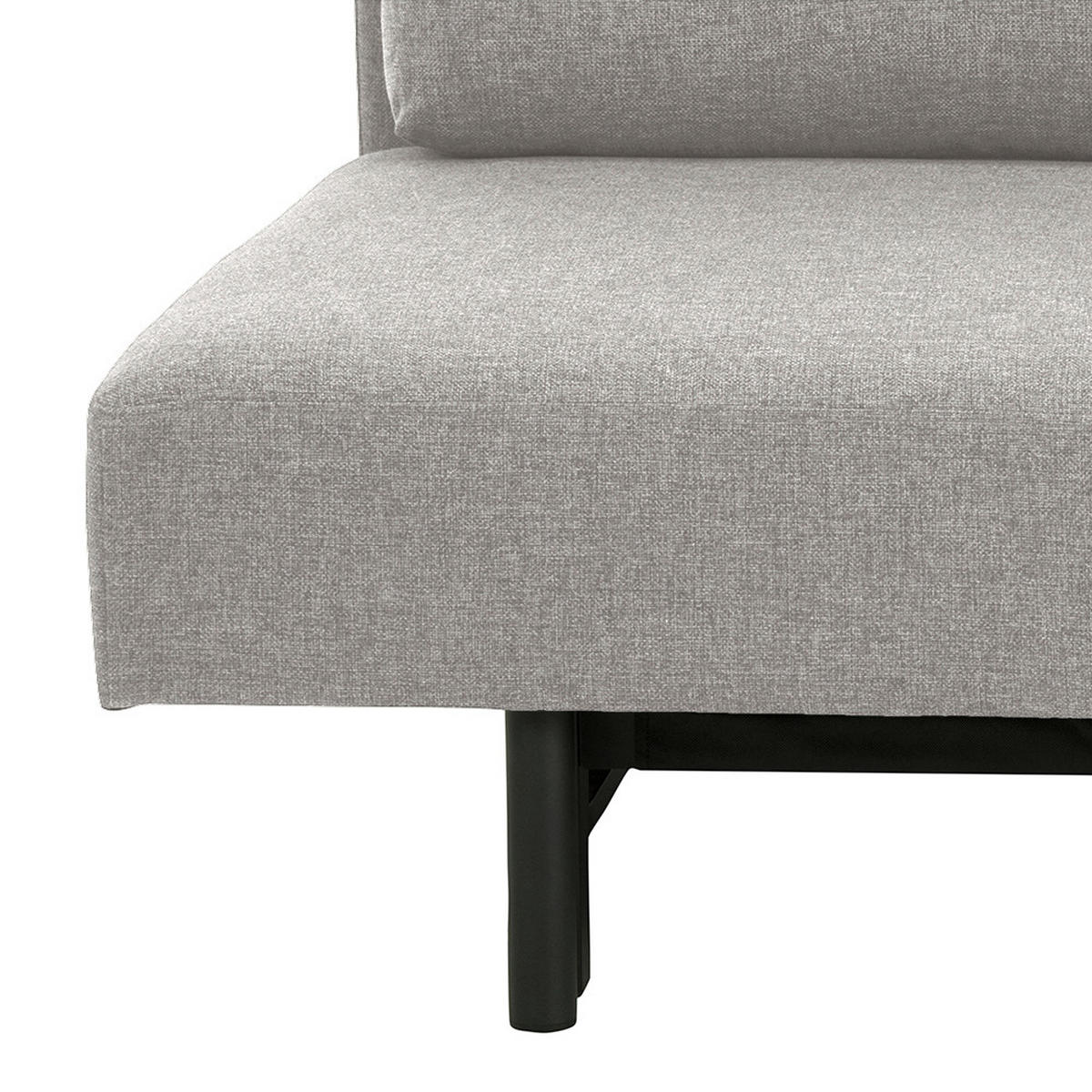 BÄDDSOFFA i grå, ekfärgad  - grå/ekfärgad, Design, metall/trä (200/83/105cm) - Best Price