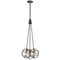 TAKKRONA KL-Rocklyn3-RS 47.6/101.9 cm  - svart, Design, metall (47.6/101.9cm) - Elstead Lighting