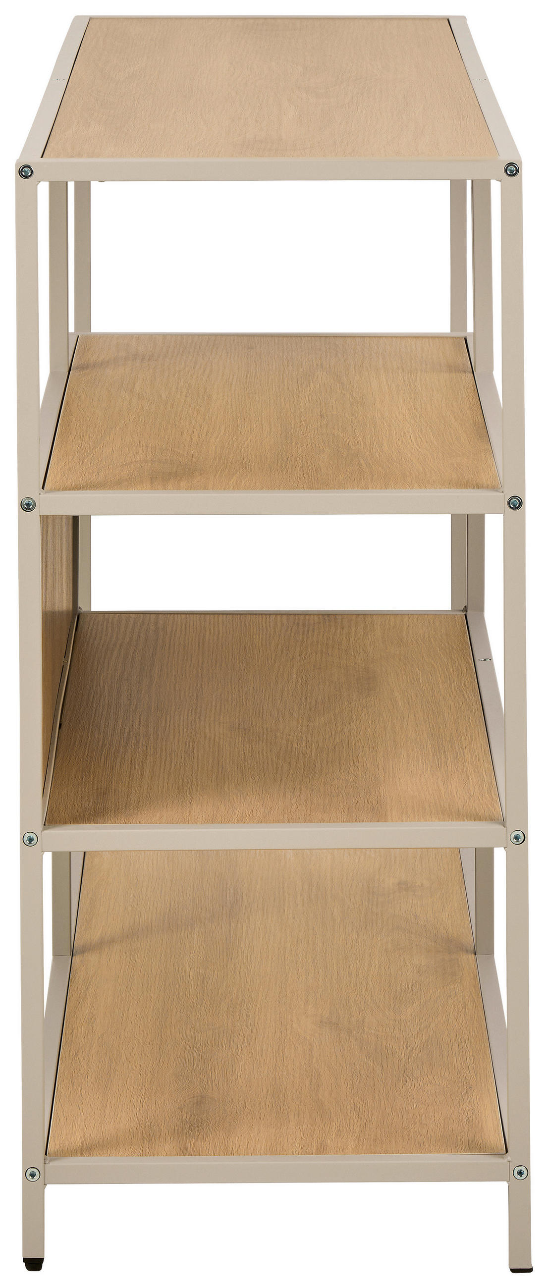 REGAL  114/78/35 cm Grau, Eichefarben  - Eichefarben/Grau, MODERN, Holzwerkstoff/Metall (114/78/35cm) - Xora