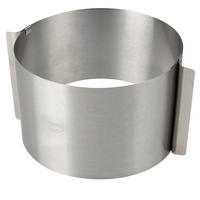 TORTENRING - Silberfarben, Basics, Metall (16-30/15cm) - Dr.Oetker