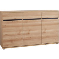 SIDEBOARD 144/88/40 cm  in Buchefarben  - Silberfarben/Buchefarben, Basics, Holzwerkstoff/Kunststoff (144/88/40cm) - Carryhome