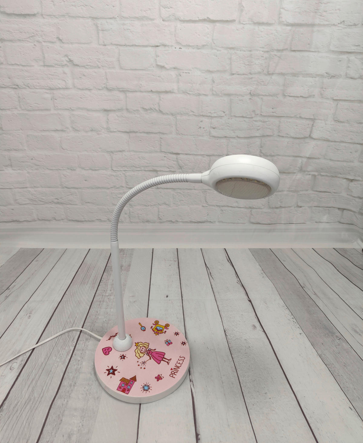 KINDERTISCHLEUCHTE  - Multicolor/Weiß, Basics, Holzwerkstoff/Kunststoff (20/43/20cm)