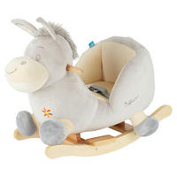 HOUPACÍ ZVÍŘÁTKO - šedá/přírodní barvy, Konvenční, dřevo/textil (60/33/48cm)