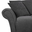 BIGSOFA in Flachgewebe Anthrazit  - Anthrazit/Schwarz, KONVENTIONELL, Holz/Textil (290/78/115cm) - Carryhome