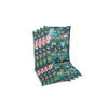 SESSELAUFLAGENSET Flamingo  - Blau/Rosa, Basics, Textil (50/7/120cm)