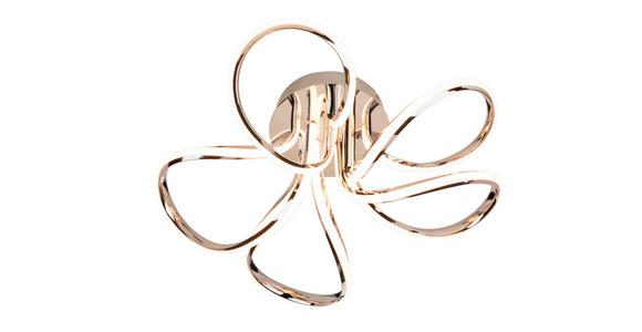 LED-DECKENLEUCHTE 58/22 cm   - Silberfarben, Trend, Kunststoff/Metall (58/22cm) - Novel