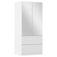 DREHTÜRENSCHRANK in Weiss  - Weiss, Modern, Holzwerkstoff (91/197/54cm) - Rauch Möbel