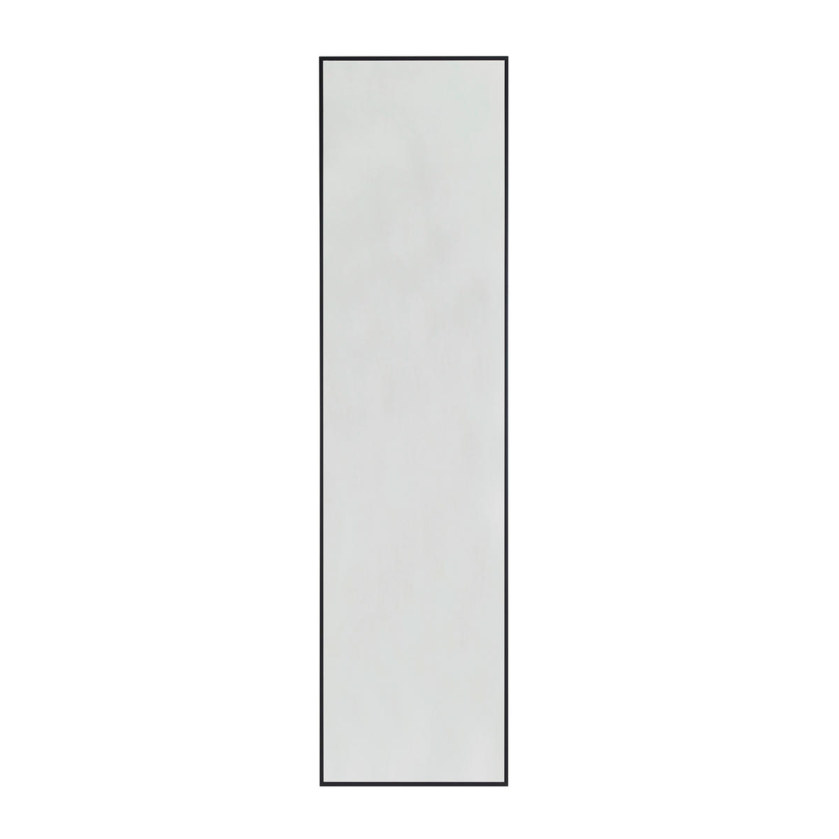 STANDSPIEGEL 40/150/2 cm, Schwarz  - Schwarz, Design, Glas/Metall (40/150/2cm) - Livetastic