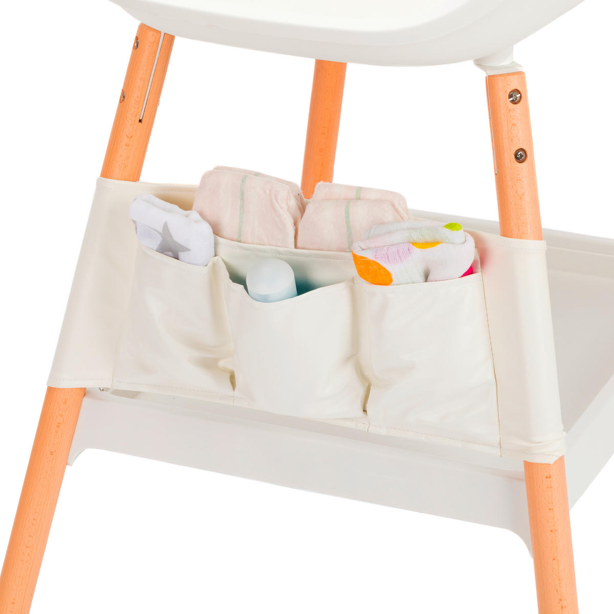 STO ZA PRESVLAČENJE   - bela, Osnovno, drvo/plastika (67/90/78cm) - Fillikid