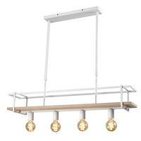 SVJETILJKA VISEĆA    100/20.5/90 cm    5092 ANTONY  - svijetlo smeđa/bijela visoki sjaj, Natur, drvo/metal (100/20.5/90cm)