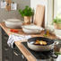 BRÄTER - Hellgrau/Schwarz, KONVENTIONELL, Metall (28/7,5cm) - Homeware Profession. BRÄTER - Hellgrau/Schwarz, KONVENTIONELL, Metall (28/7,5cm) - Homeware Profession.