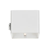 AKKU-WANDLEUCHTE - Weiss, Basics, Kunststoff/Metall (10,1/8,05/10,28cm) - Novel