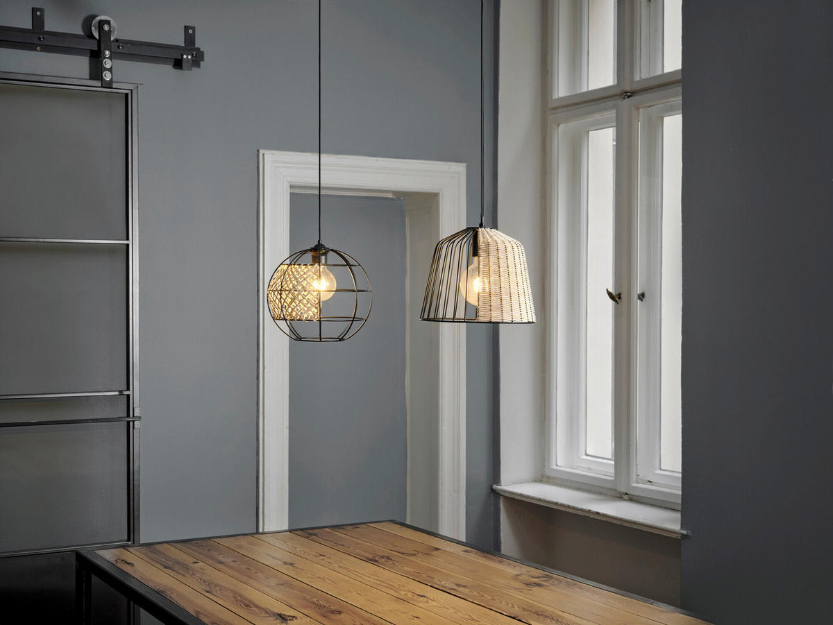 HÄNGELEUCHTE 26/126,5 cm  - Basics, Holz/Metall (26/126,5cm) - Osram