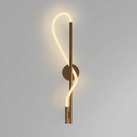 WANDLEUCHTE - Weiss/Goldfarben, Trend, Metall (84,4/13/16,7cm) - MAYTONI
