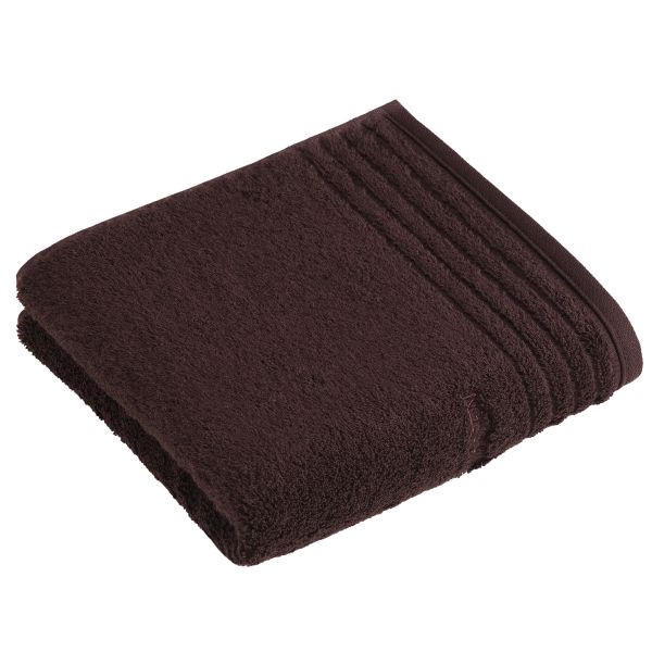 VENDÉGTÖRÖLKÖZŐ 30/50 cm sötétbarna  - sötétbarna, Basics, textil (30/50cm) - Vossen