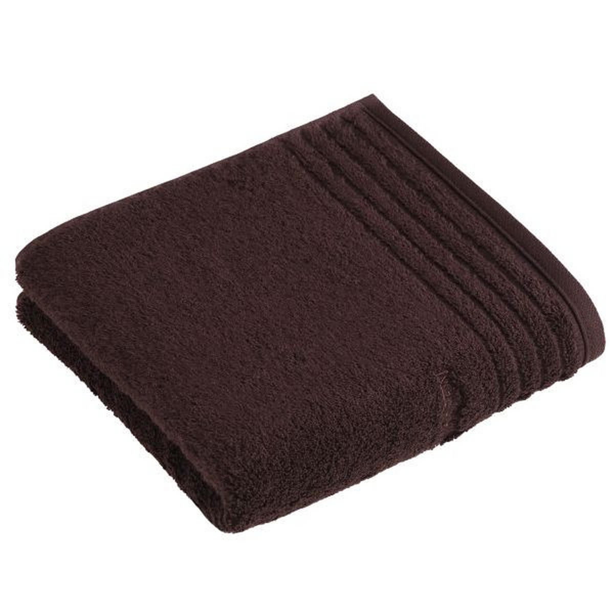 KÉZTÖRLŐ 50/100 cm sötétbarna  - sötétbarna, Basics, textil (50/100cm) - Vossen