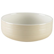 MÜSLISCHALE - Beige/Weiß, Design, Keramik (15cm) - Novel