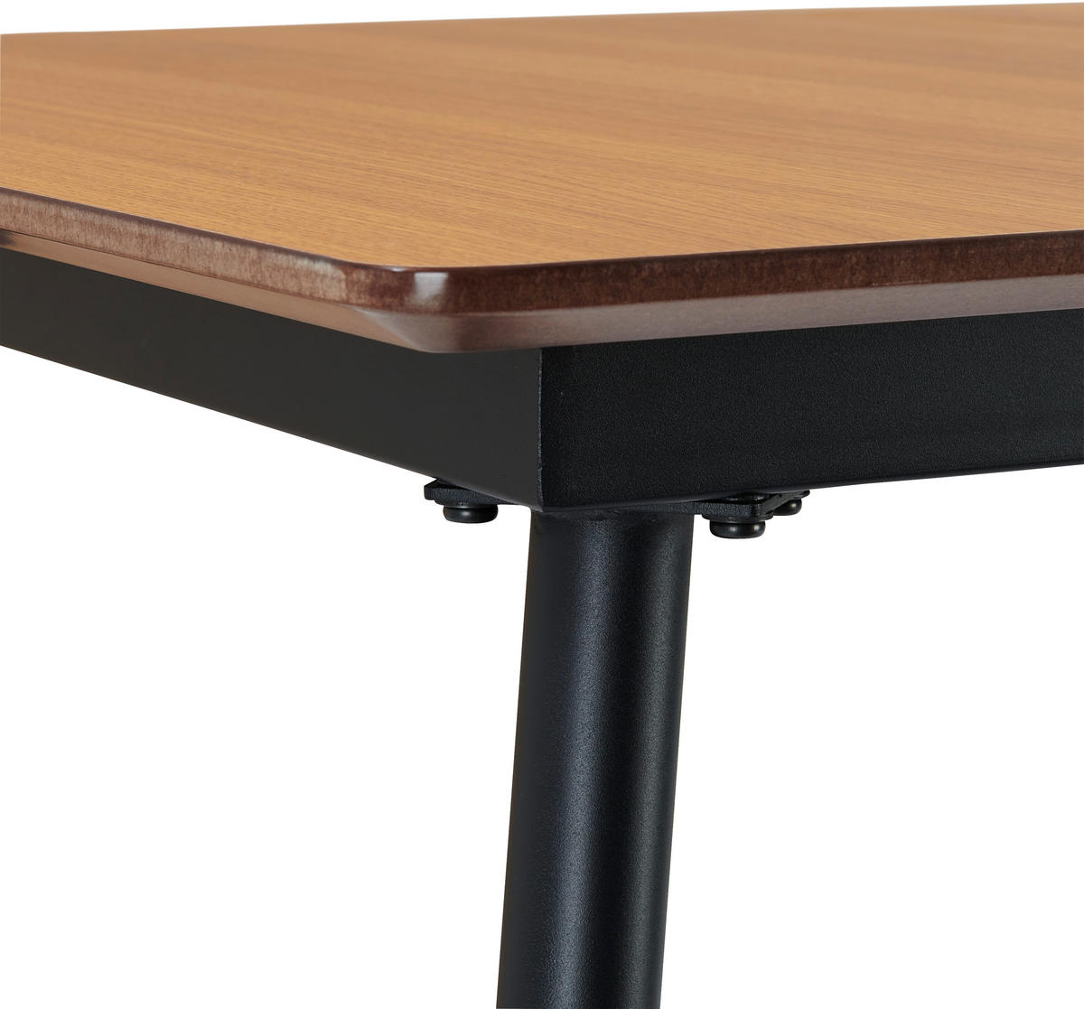 ESSTISCH Anthrazit  ausziehbar  - Anthrazit/Schwarz, MODERN, Holzwerkstoff/Metall (120-160/75/80cm) - MID.YOU