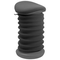 BÜROHOCKER Grau, Dunkelgrau  - Dunkelgrau/Grau, Design, Kunststoff/Textil (37,5/53-64/36cm) - Topstar