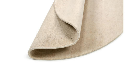 WOLLTEPPICH 150/150 cm Silverström Gelb  - Gelb, Basics, Textil (150/150cm) - Linea Natura