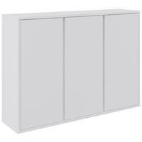 SCHUHSCHRANK Weiß  - Weiß, KONVENTIONELL, Holzwerkstoff (134,9/96/33,8cm) - Xora