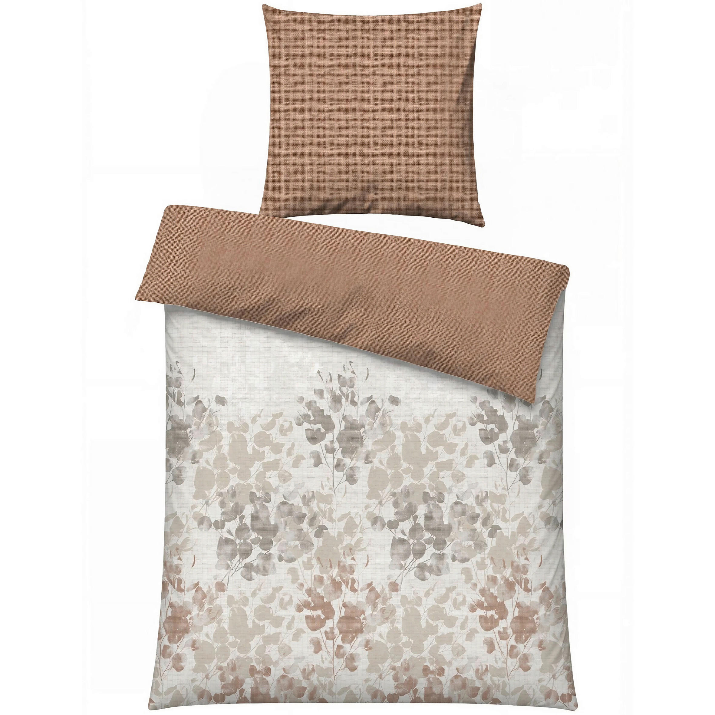 BETTWÄSCHE 155/220 cm  - Multicolor/Grau, Basics, Textil (155/220cm)