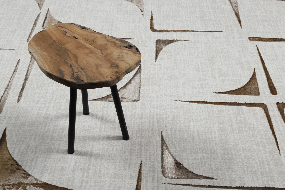 FLACHWEBETEPPICH 200/290 cm Nelle Creme, Beige, Bronzefarben  - Beige/Creme, Design, Textil (200/290cm) - Esprit