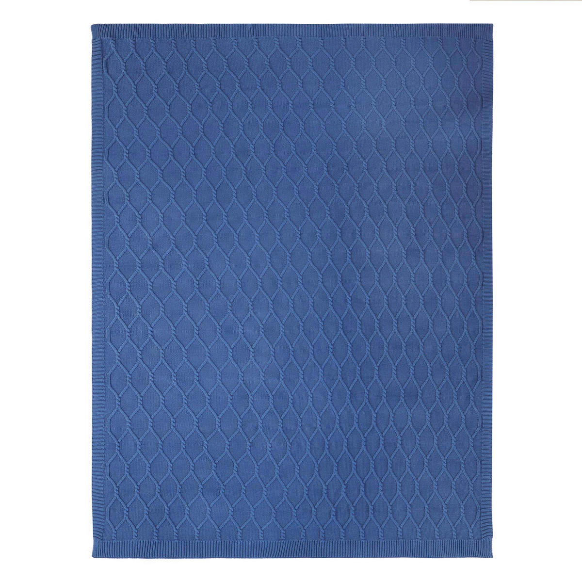 WOHNDECKE Cable 130/170 cm  - Blau, Basics, Textil (130/170cm) - Tommy Hilfiger