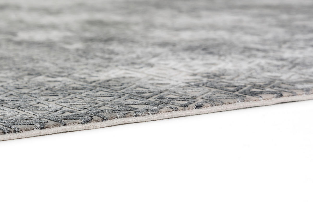 WEBTEPPICH 133/190 cm Vision Anthrazit, Grau  - Anthrazit/Grau, Design, Textil (133/190cm) - Schöner Wohnen