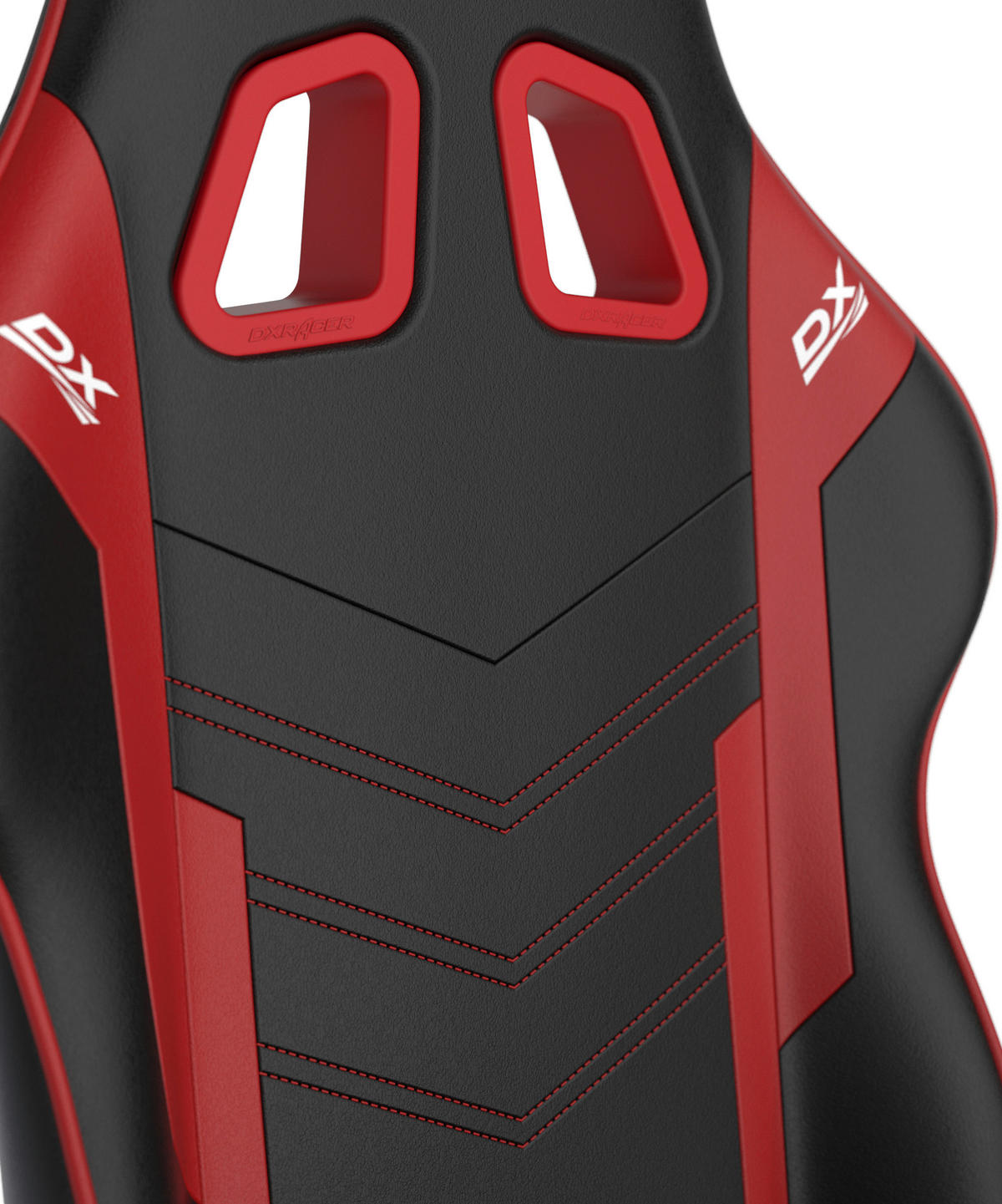 GAMINGSTUHL Rot, Schwarz Kunststoff, Textil   - Rot/Schwarz, MODERN, Kunststoff/Textil (67/126/67cm) - Dxracer