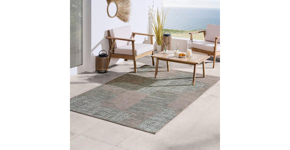 OUTDOORTEPPICH 80/150 cm Elli Salbeigrün - Salbeigrün, Design, Textil (80/150cm) - Novel
