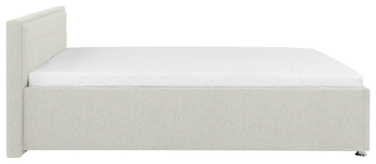POLSTERBETT Lattenrost, Bettkasten Creme 140/200 cm  - Creme, MODERN, Holz/Kunststoff (140/200cm) - MID.YOU