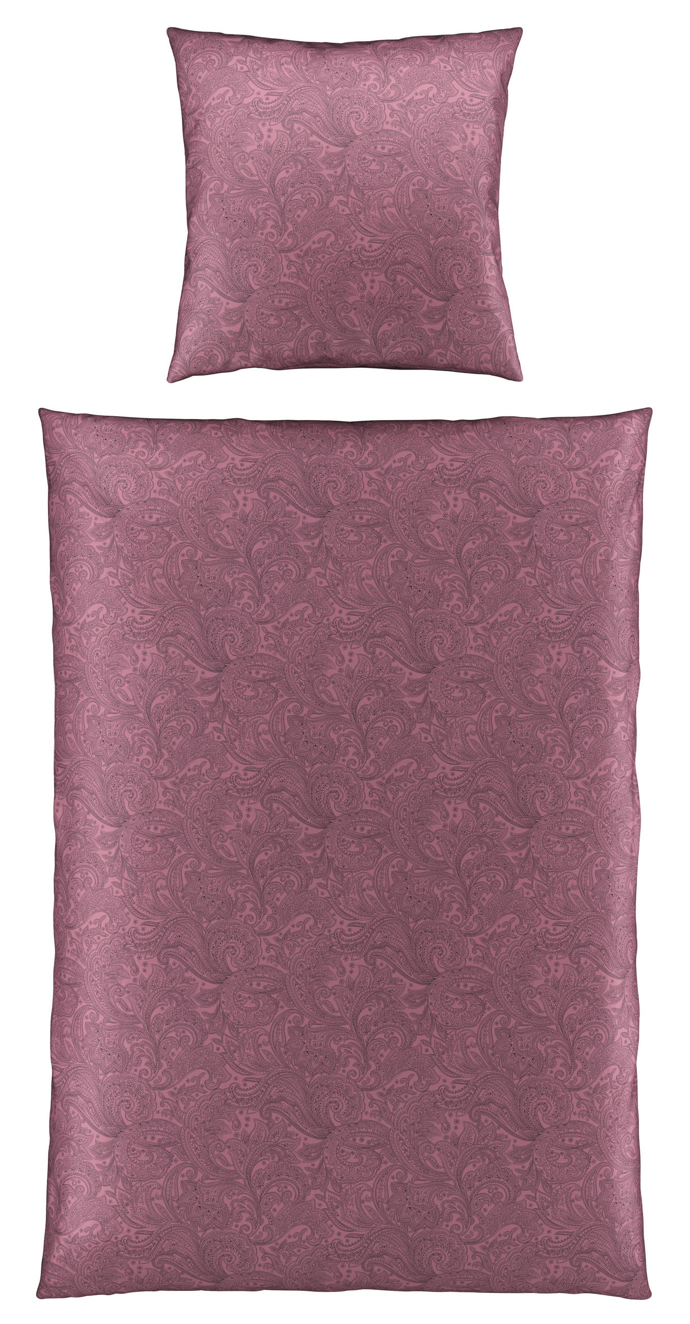 BETTWÄSCHE Satin 135/200 cm  - Mauve, Textil (135/200cm) - Novel