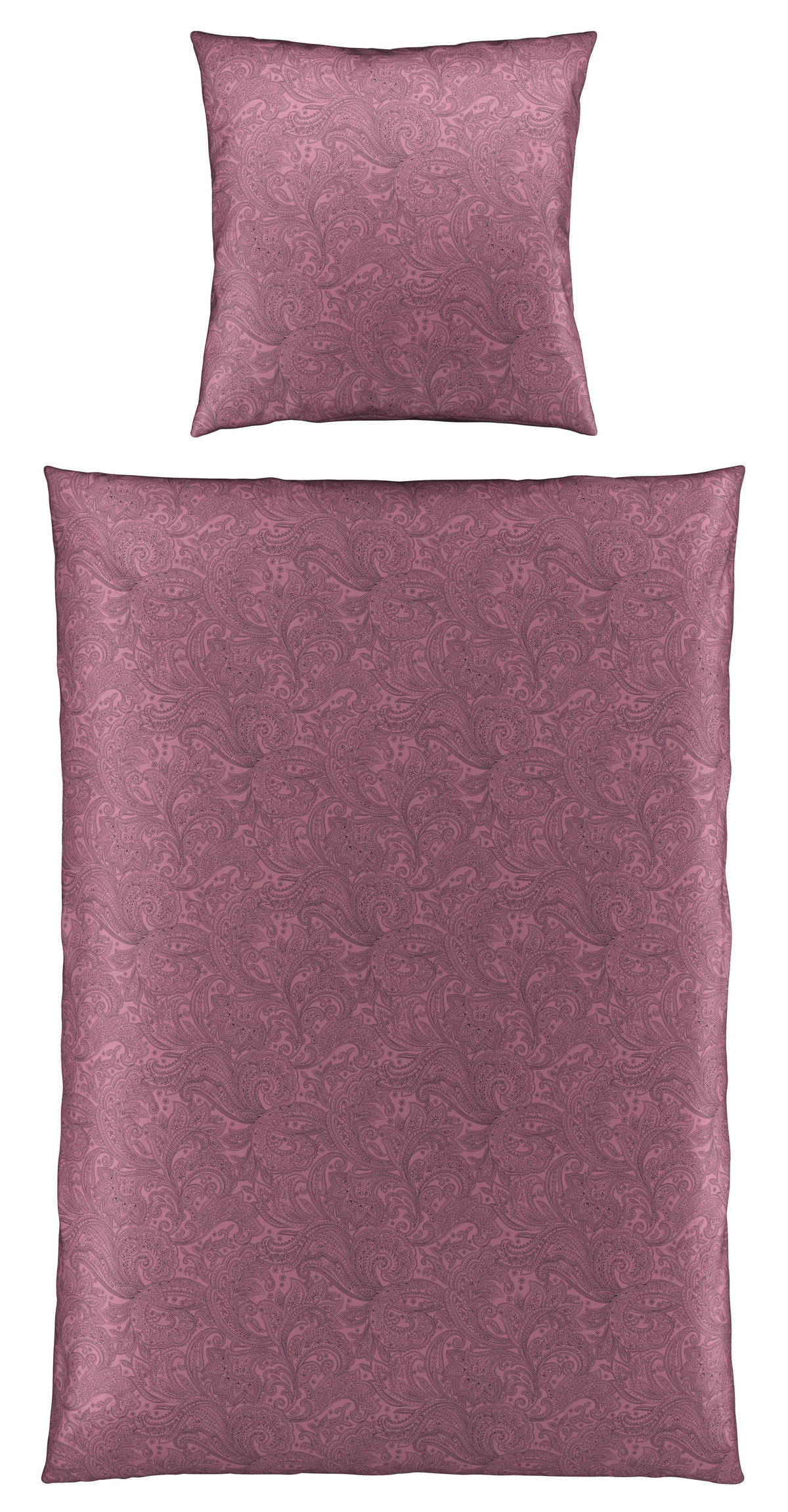 BETTWÄSCHE Satin 135/200 cm  - Mauve, Textil (135/200cm) - Novel