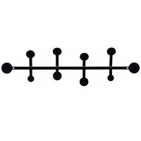 WANDGARDEROBE - Schwarz, Basics, Metall (70/22cm)