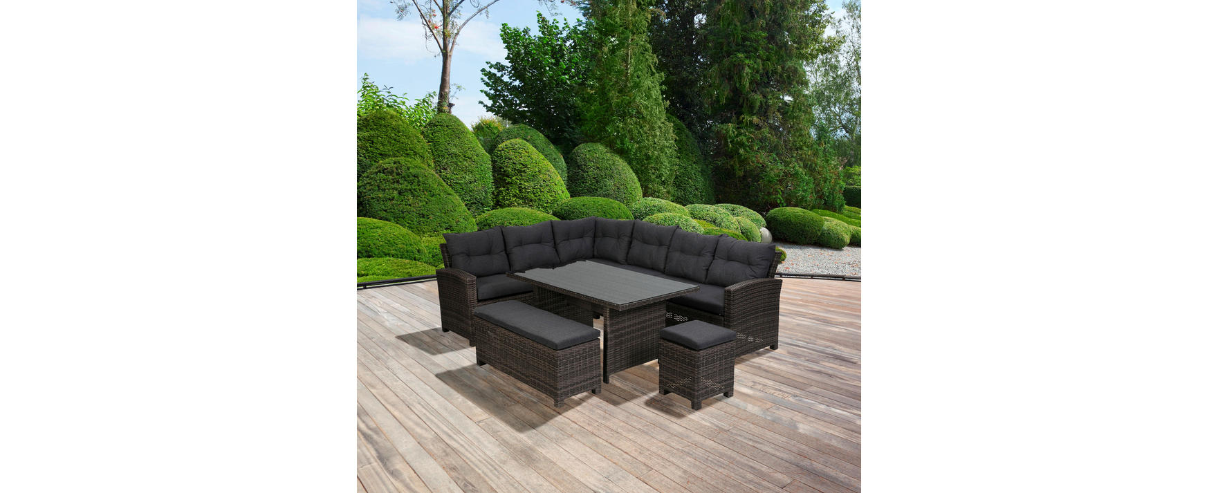 AMBIA GARDEN LOUNGEGARNITUR - Einrichtungsmöglichkeit