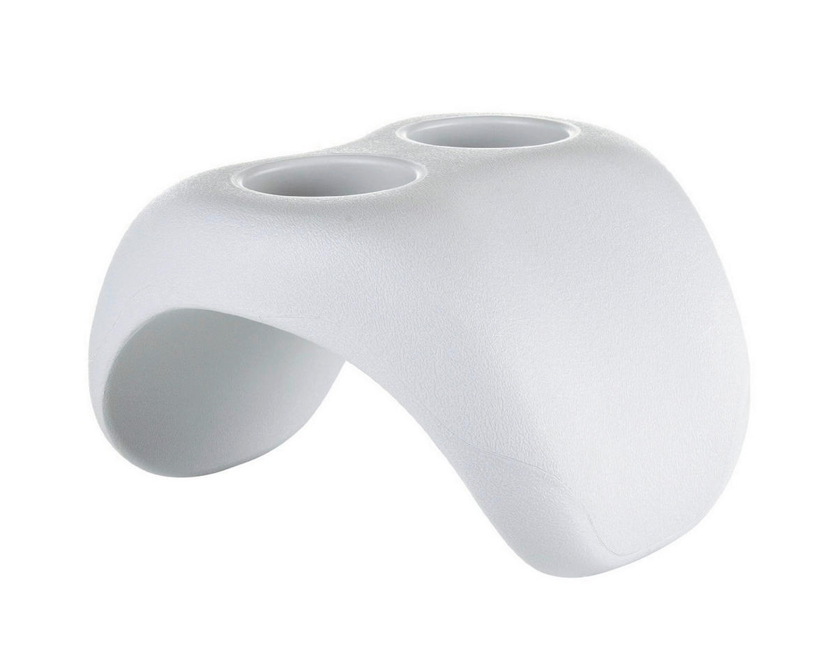 WHIRLPOOL-SPA-SET 29/29/26 cm  - Weiß, Basics, Kunststoff (29/29/26cm)
