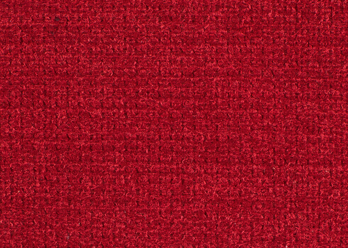 2,5-SITZER in Flachgewebe Rot  - Rot/Schwarz, Design, Kunststoff/Textil (240/70/125cm) - Xora