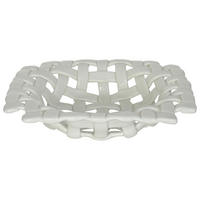 DEKOSCHALE - Weiß, Design, Keramik (21/21/3cm) - Ambia Home