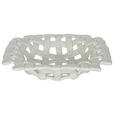 DEKOSCHALE - Weiß, Design, Keramik (21/21/3cm) - Ambia Home