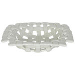 DEKOSCHALE - Weiß, Design, Keramik (21/21/3cm) - Ambia Home