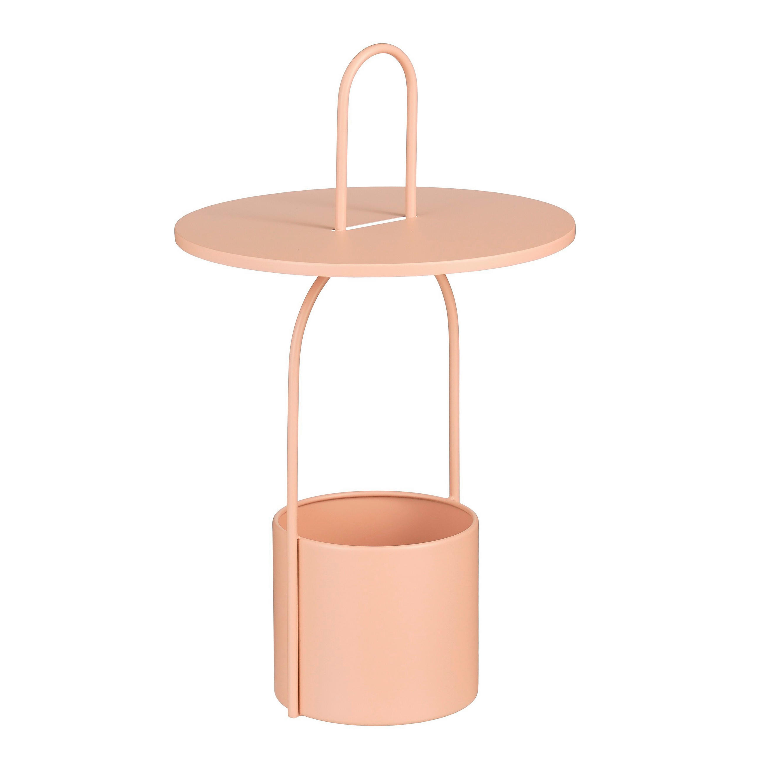 POMOĆNI STOLIĆ pink  metal   - pink, Basics, metal (38/64cm)