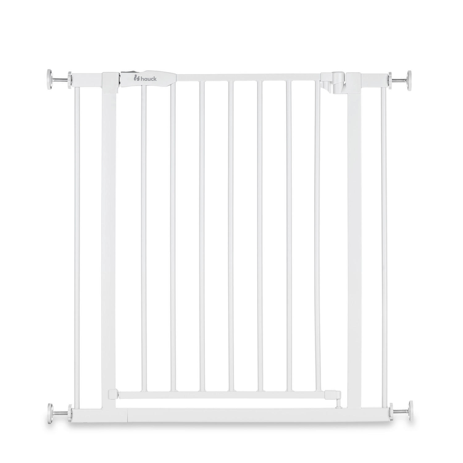 TÜRSCHUTZGITTER zum Klemmen 75- 80/77/4 cm  - Weiß, Basics, Kunststoff/Metall (75- 80/77/4cm) - Hauck