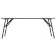 COUCHTISCH in Metall, Glas, Keramik 110/60/40 cm  - Schwarz/Grau, Basics, Glas/Keramik (110/60/40cm) - Xora