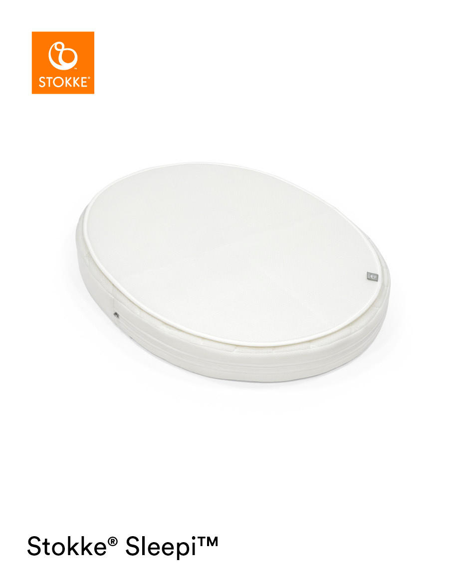 BABYMATRATZENAUFLAGE SLEEPI MINI V3 74/57 cm  - Weiss, Basics, Textil (74/57cm) - Stokke