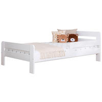 BETT 120/200 cm  in Weiß  - Weiß, MODERN, Holz/Textil (120/200cm) - MID.YOU