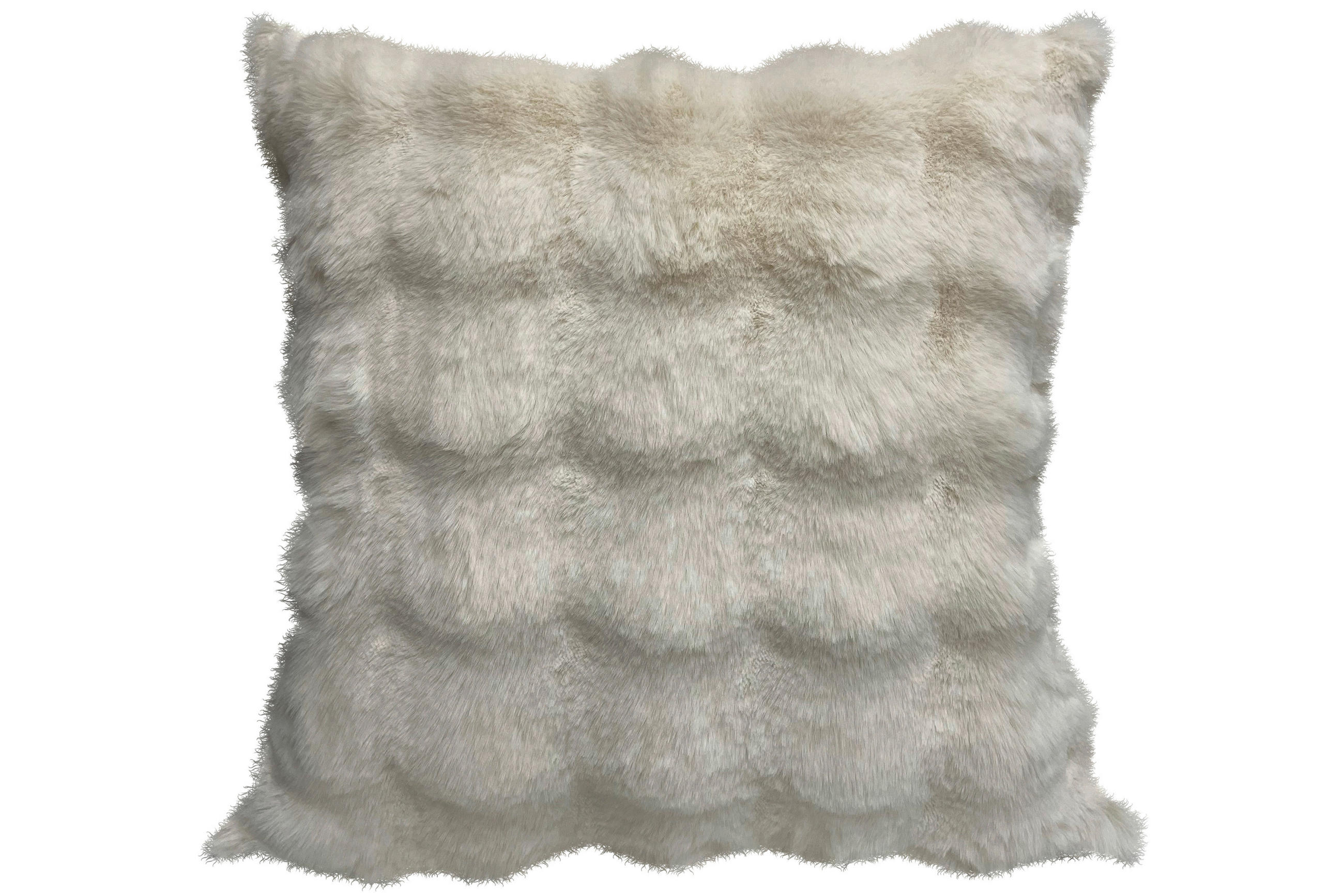 KOŽUŠINOVÝ POŤAH NA VANKÚŠ  50/50 cm - écru, Basics, textil (50/50cm) - Novel