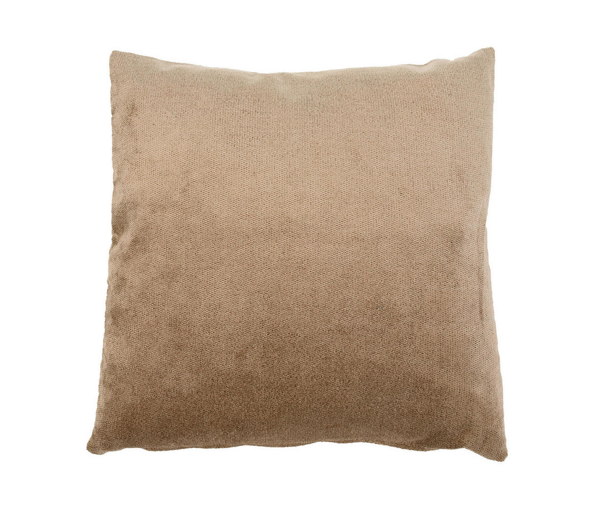 DEKORAČNÍ POLŠTÁŘ 50/50 cm - šedohnědá, Konvenční, textil (50/50cm) - Novel