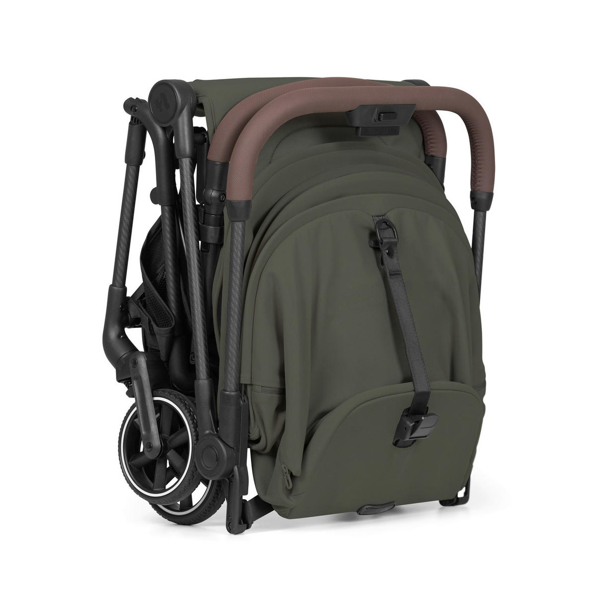 BUGGY Lite N Care  - Schwarz/Olivgrün, Basics, Textil/Metall (89/43.5/100cm) - Hauck